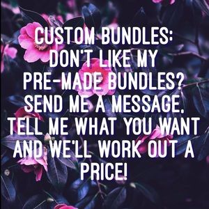 Custom bundles!